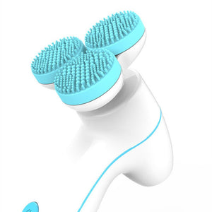 3D Smart Massage Cleanser Electric Cleanser Electric Silicone Facial Cleanser - Zambeel