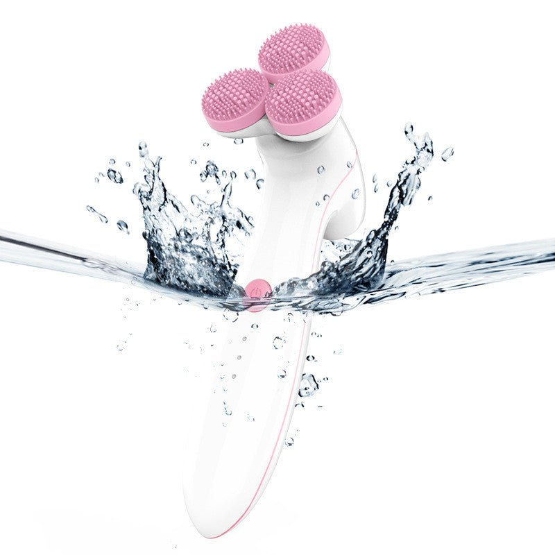 3D Smart Massage Cleanser Electric Cleanser Electric Silicone Facial Cleanser - Zambeel