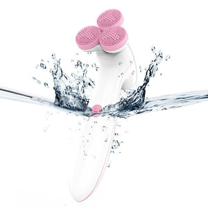 3D Smart Massage Cleanser Electric Cleanser Electric Silicone Facial Cleanser - Zambeel