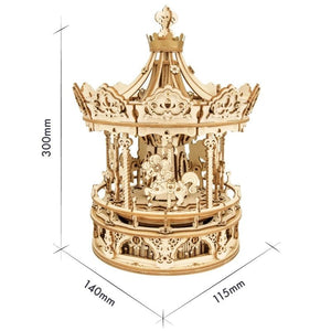 3D Wooden Puzzle Game Assembly Model Construction Kit - Zambeel