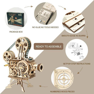 3D Wooden Puzzle Model Children's Toys - Zambeel