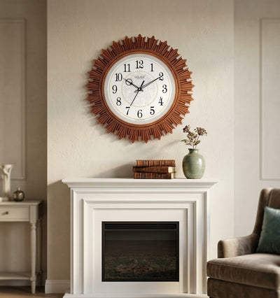 Solace Royal Sunburst Designer Wall Clock