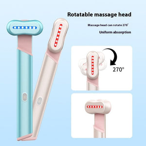 4 Colors Electric Eye Massager Red Blue Light Massage Eye Beautification Instrument Therapeutic Warmth Face Massage - Zambeel