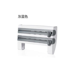 4 - In - 1 Kitchen Roll Holder Dispenser Kitchen Foil Film Wrap Tissue Paper 4 IN 1 Kitchen Roll Holder Dispenser - Zambeel