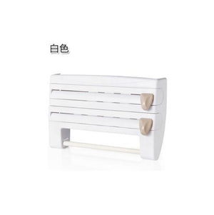 4 - In - 1 Kitchen Roll Holder Dispenser Kitchen Foil Film Wrap Tissue Paper 4 IN 1 Kitchen Roll Holder Dispenser - Zambeel