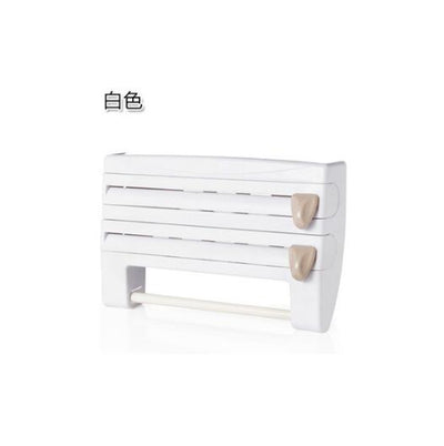 4 - In - 1 Kitchen Roll Holder Dispenser Kitchen Foil Film Wrap Tissue Paper 4 IN 1 Kitchen Roll Holder Dispenser - Zambeel