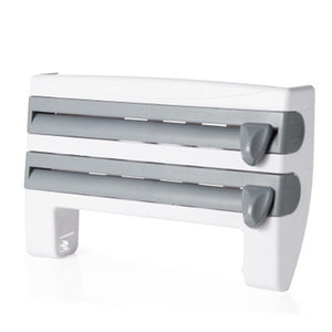 4 - In - 1 Kitchen Roll Holder Dispenser Kitchen Foil Film Wrap Tissue Paper 4 IN 1 Kitchen Roll Holder Dispenser - Zambeel