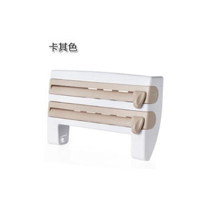 4 - In - 1 Kitchen Roll Holder Dispenser Kitchen Foil Film Wrap Tissue Paper 4 IN 1 Kitchen Roll Holder Dispenser - Zambeel