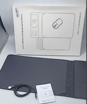 4 in 1 Wiresless Charging Laptop Sleeve - Zambeel