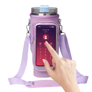 40oz Cup Cover Transparent Touch Screen Neoprene Kitchen Gadgets - Zambeel