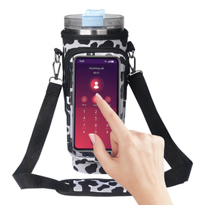 40oz Cup Cover Transparent Touch Screen Neoprene Kitchen Gadgets - Zambeel