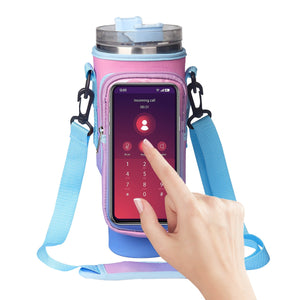 40oz Cup Cover Transparent Touch Screen Neoprene Kitchen Gadgets - Zambeel