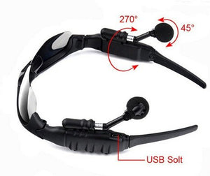 4.1 Smart Stereo Bluetooth Sunglasses Wireless Sports Bluetooth Glasses Headset Incoming - Zambeel