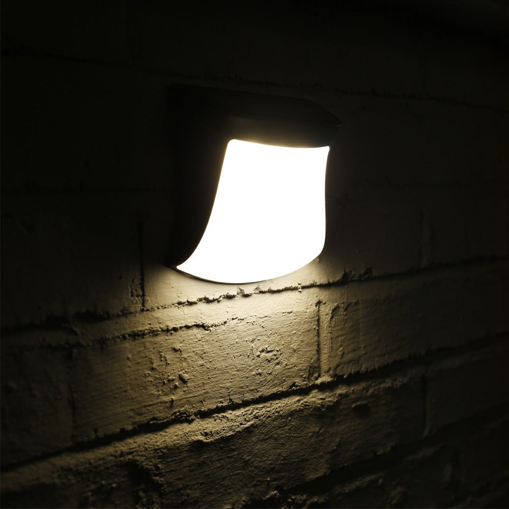4pcs Solar Lamp Fence Wall Lamp Outdoor Waterproof Home Decoration Lighting Garden Wall Lamp - Zambeel