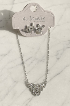4u Jewelry - Cubic Zirconia Pendant & Earring Sets - Zambeel