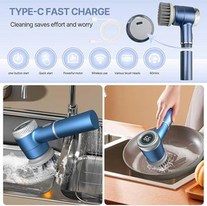5 in - 1 - Electric Cleaning Brush - Zambeel