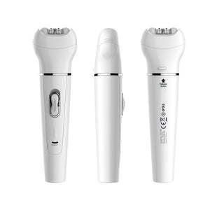 5 in 1 Multi - Functional Portable Face and body Skin Care Electric Massager Scrubber with Facial Latex Brush - Zambeel