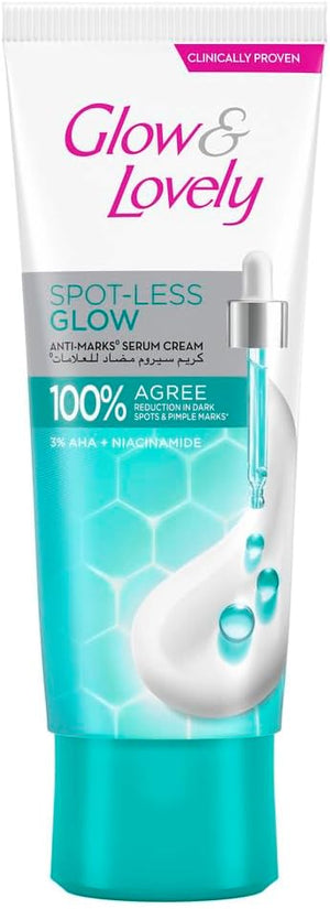 Glow & Lovely - كريم سيروم لمكافحة البقع لبشرة مشرقة وخالية من العلامات