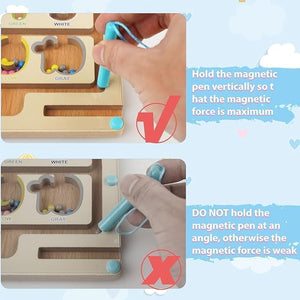 Magnetic Bead Maze Board