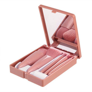 5Pcs Makeup Brushes Tool Set Cosmetic Powder Eye Shadow Foundation Blush Blending Make Up Brush - Zambeel