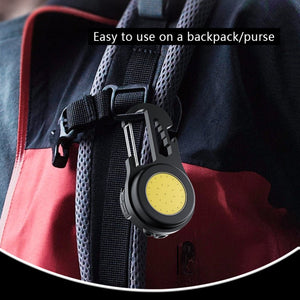 6 IN 1 Multi - functional Mini Keychain Lamp Super Bright Small Flashlight Aluminum Alloy Work Lamp - Zambeel