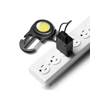 6 IN 1 Multi - functional Mini Keychain Lamp Super Bright Small Flashlight Aluminum Alloy Work Lamp - Zambeel