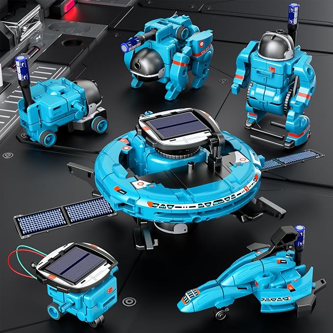 6 - in - 1 Solar Robot Toys - Zambeel