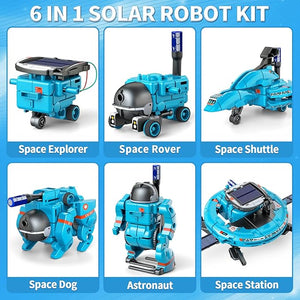 6 - in - 1 Solar Robot Toys - Zambeel