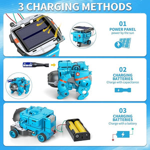 6 - in - 1 Solar Robot Toys - Zambeel