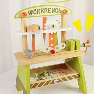 Wooden Green Tool Table © Ⓢ