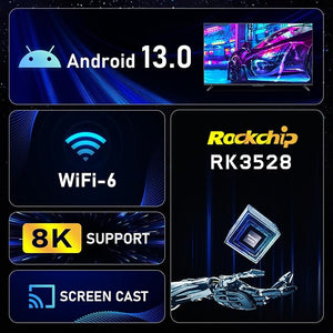 صندوق التلفزيون G96 Max بنظام أندرويد 13 ©️
