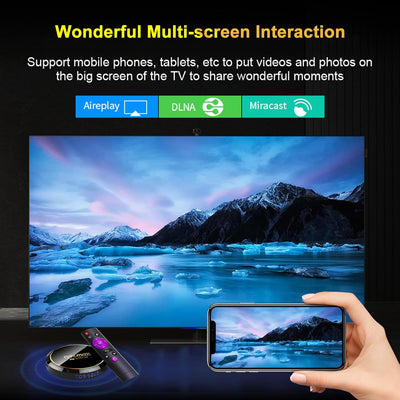 صندوق التلفزيون G96 Max بنظام أندرويد 13 ©️