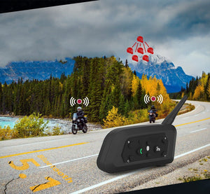 800m All Five Motorcycle Helmet Bluetooth Intercom V6pro Single Pack - Zambeel