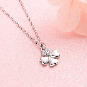 925 Sterling Silver Simple Temperament Clavicle Necklace - Zambeel