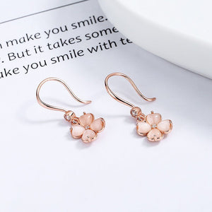 925 Sterling Silver Women's Simple Earrings - Zambeel