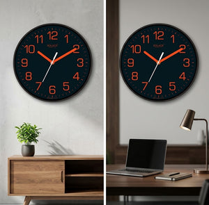 Solace Neon Glow Round Wall Clock