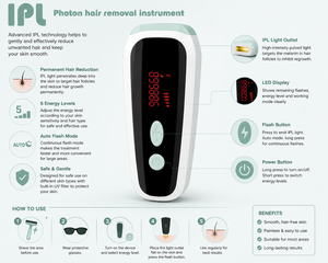Portable IPL Hair Removal Device