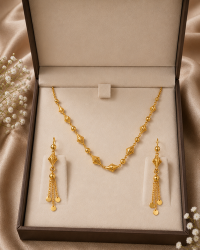 Elegant Bead Necklace Set