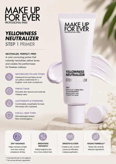 MAKE UP FOR EVER  - Yellowness Neutralizer Step - 1 Primer