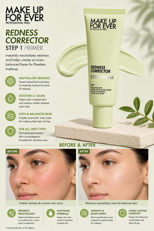 MAKE UP FOR EVER - Redness Corrector Step -1 Primer