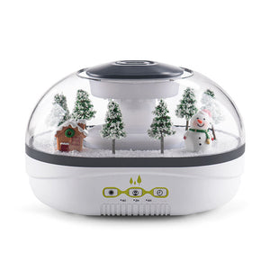 Raindrop Aroma Diffuser Humidifier with Mini Landscape Light