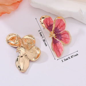 A Pair Of Butterfly - shaped Earrings, A Perfect Everyday Accessory Gift For Women, An Exquisite Piece Of Jewelry - Zambeel