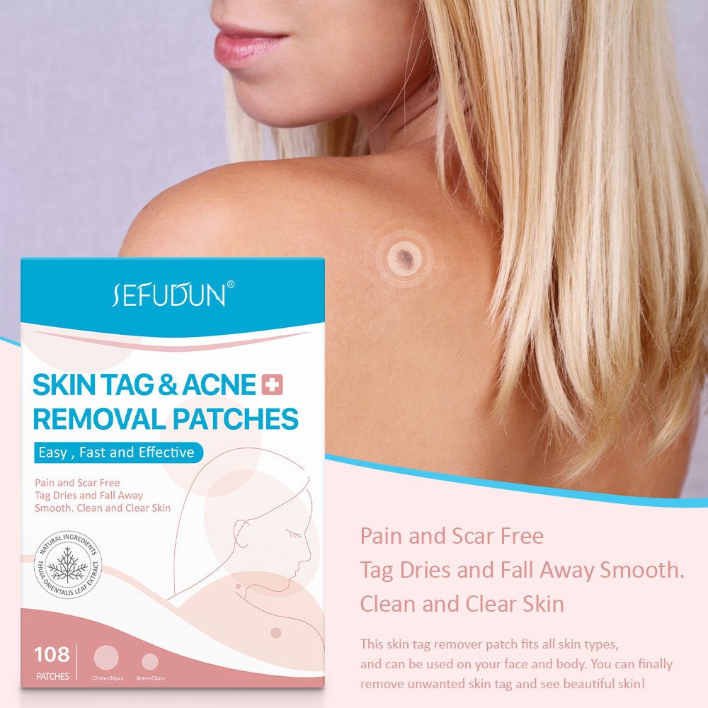 Acne Skin Tag Remover Beauty Acne Patch Wart Removal Stickers Removal Care Invisible Blackhead Skin Patch - Zambeel