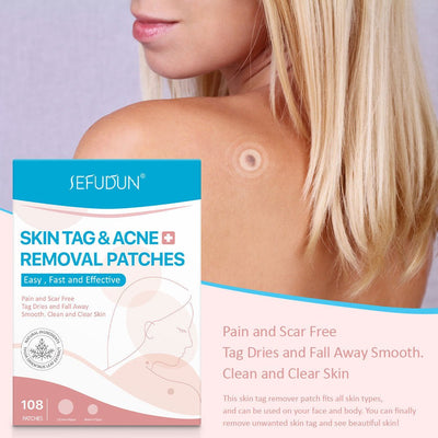 Acne Skin Tag Remover Beauty Acne Patch Wart Removal Stickers Removal Care Invisible Blackhead Skin Patch - Zambeel