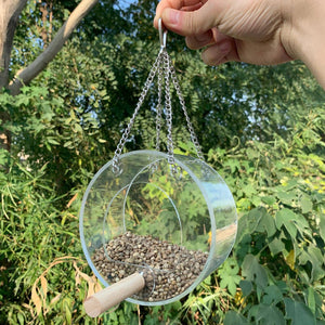 Acrylic Bird Food Box - Zambeel