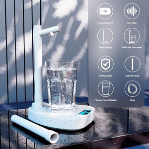 Added Extension Tupe Water Dispenser Automatic Water Bottle Desktop Rechargeable Water Dispenser With Stand - Zambeel