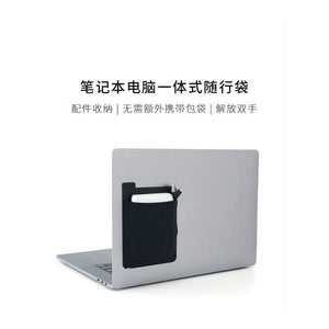 Adhesive Laptop Back Storage Bag Laptop Organizer - Zambeel