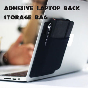 Adhesive Laptop Back Storage Bag Laptop Organizer - Zambeel