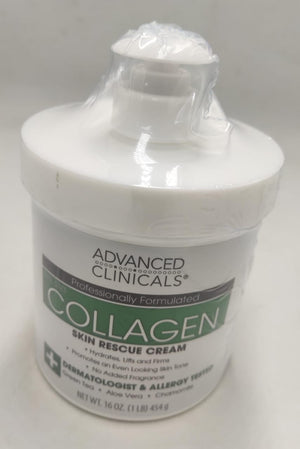 Advanced Clinicals - Spa Size Collagen Skin Rescue Cream (Original) - Zambeel