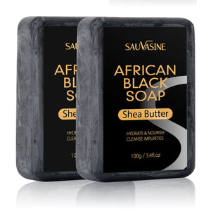 African Black Soap Deep Cleansing Body Anti - Mite Moisturizing - Zambeel